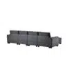 Cambridge 4 Seater U-Shape Polyester Sofa