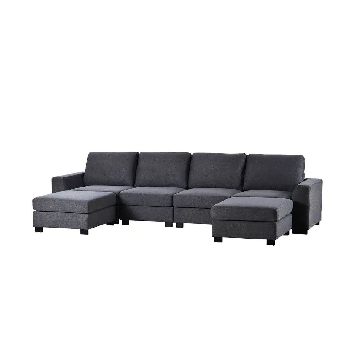 Cambridge 4 Seater U-Shape Polyester Sofa