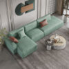 Costa Modular 4 Seater L-Shape Velvet Sofa