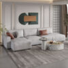 Costa Modular 4 Seater L-Shape Velvet Sofa