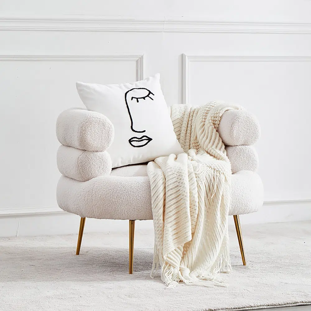 Gary Barrel Swivel Armchair