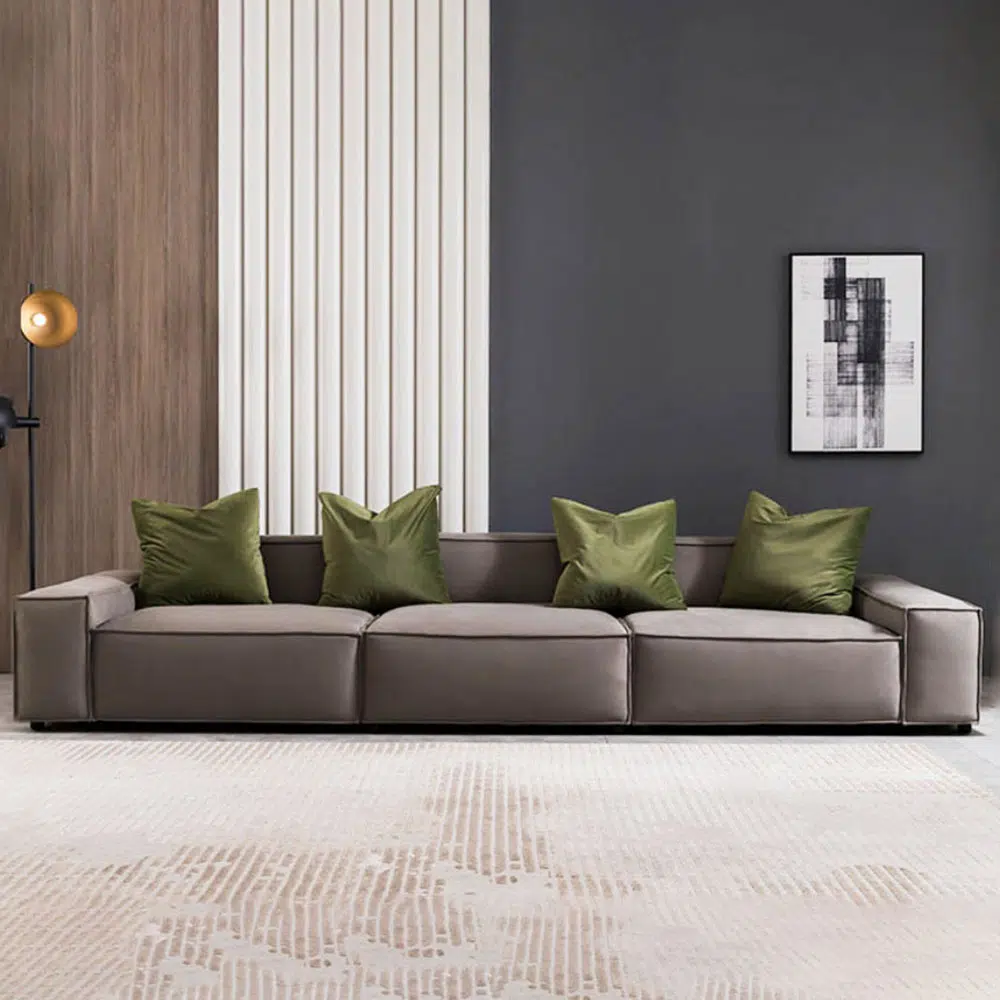 Serena 3 Seater L-Shape Velvet Sofa – Grey