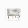 Gary Barrel Swivel Armchair