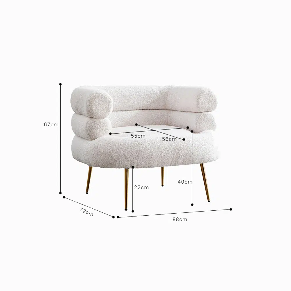 Gary Barrel Swivel Armchair