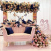 Torino 2 Seater Velvet Loveseat
