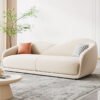 Jamaica Modular 3 Seater Velvet Sofa – Beige