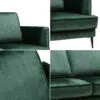 Marion 2 Seater Velvet Sofa – Green