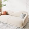 Jamaica Modular 3 Seater Velvet Sofa – Beige