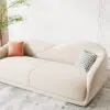 Jamaica Modular 3 Seater Velvet Sofa – Beige