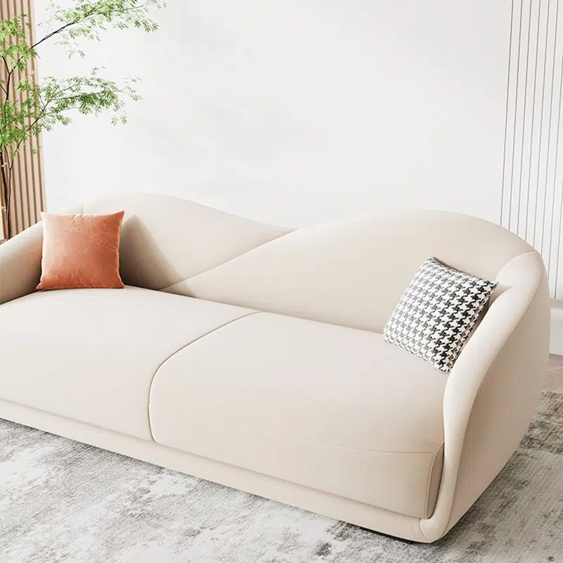 Jamaica Modular 3 Seater Velvet Sofa – Beige
