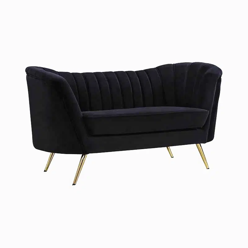 Torino 2 Seater Velvet Loveseat