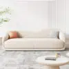 Jamaica Modular 3 Seater Velvet Sofa – Beige