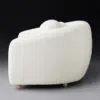 Rossi Lounge 3 Seater Fabric Sofa in White Color