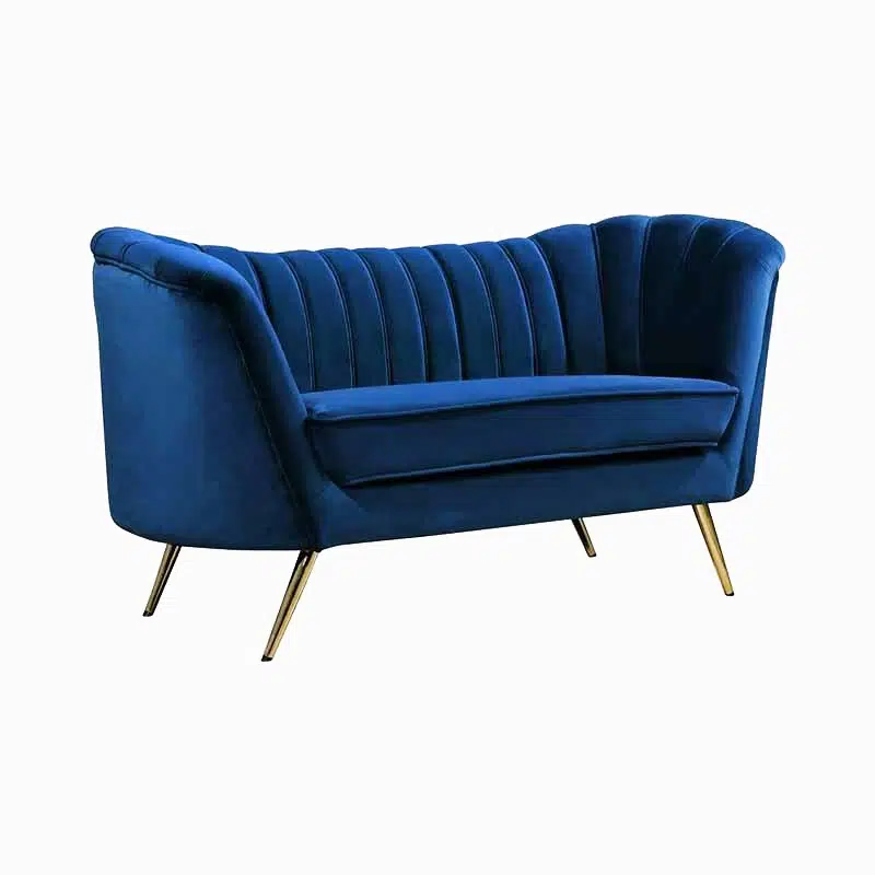 Torino 2 Seater Velvet Loveseat