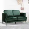 Marion 2 Seater Velvet Sofa – Green