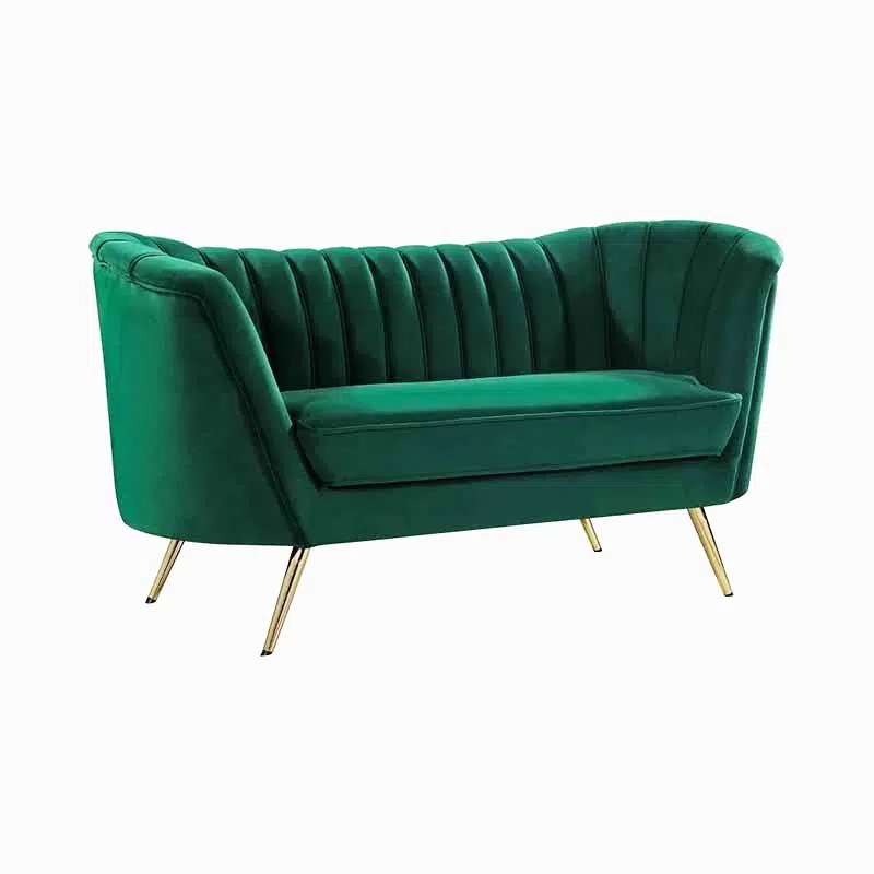 Torino 2 Seater Velvet Loveseat