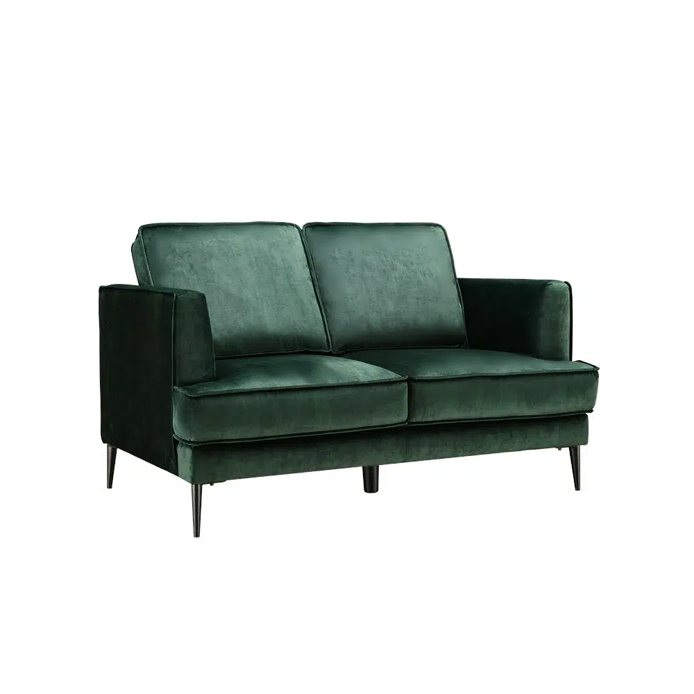 Marion 2 Seater Velvet Sofa – Green