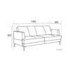 Marion 2 Seater Velvet Sofa – Green
