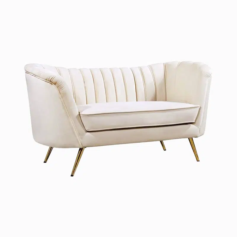 Torino 2 Seater Velvet Loveseat