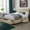 Quinn Storage Velvet Bed