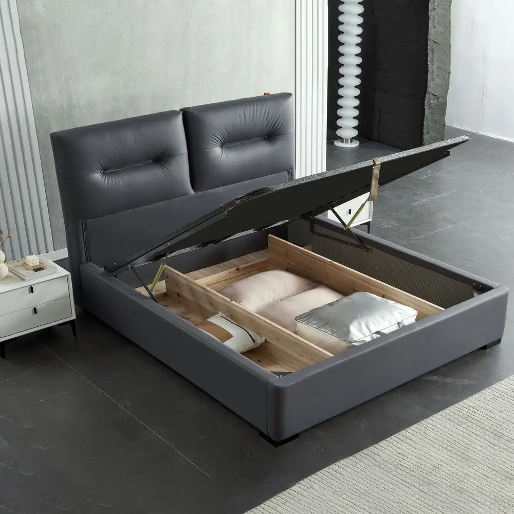 Livingston Storage Bed (Grey)