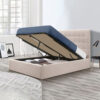 Malcolm Hydraulic Velvet Bed