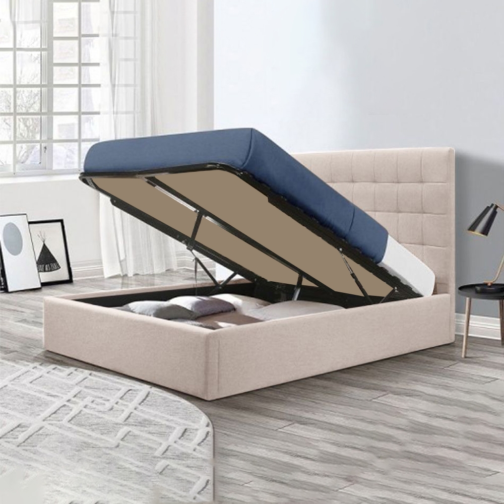 Malcolm Hydraulic Velvet Bed