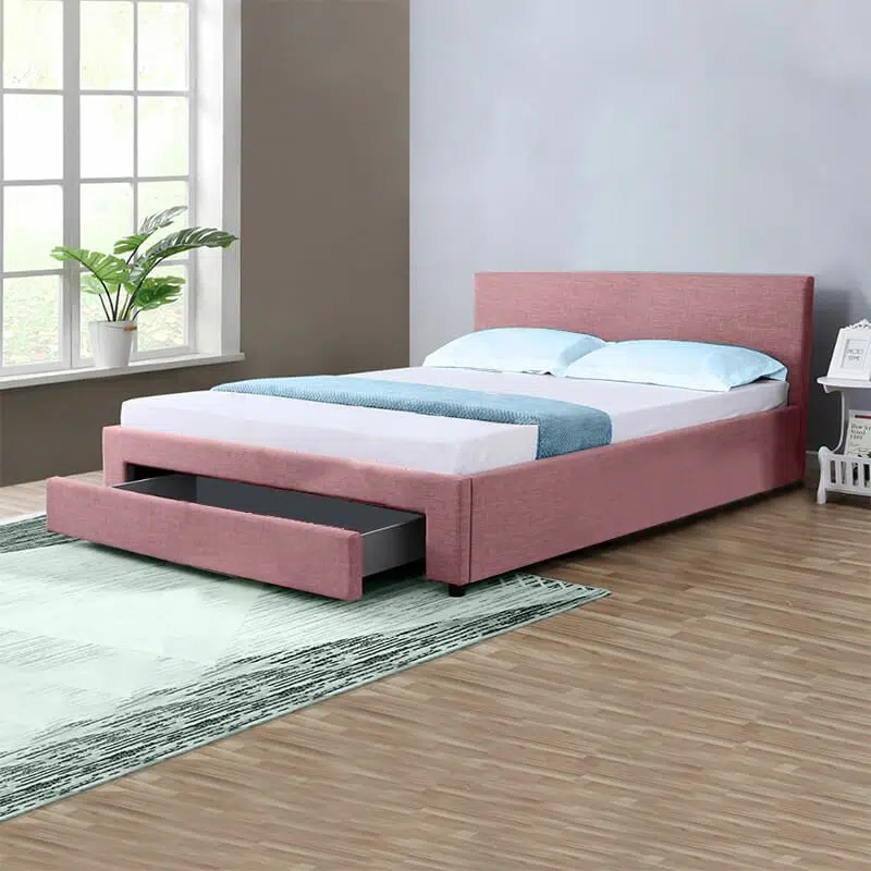 Lana Pink Storage Bed