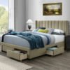 Oakland Storage Velvet Bed