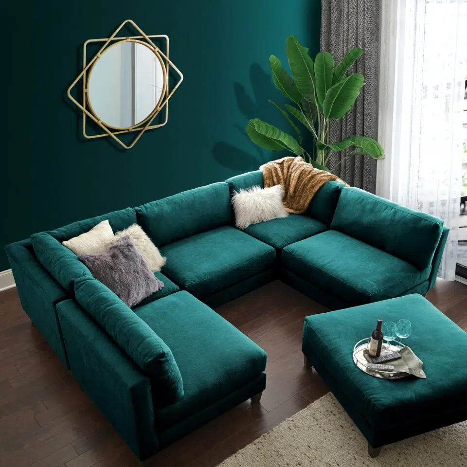 Delsie 5 Seater Modular Sectional Sofa