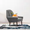 Aabrina 1 Seater Velvet Armchair