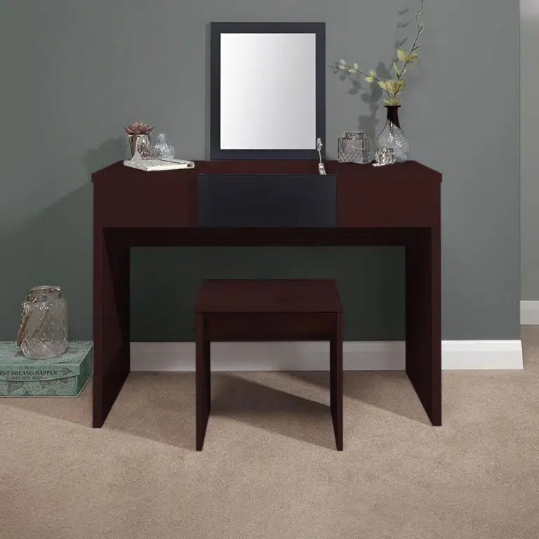 Burs Modern Dressing Table With Stool