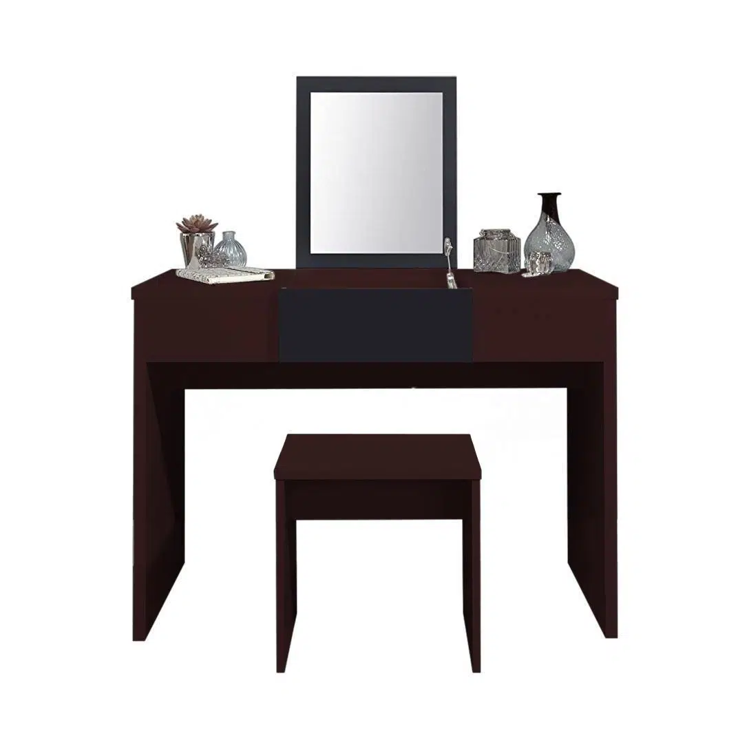 Burs Modern Dressing Table With Stool