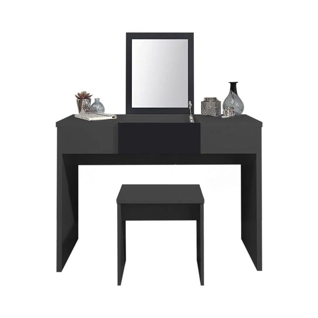 Burs Modern Dressing Table With Stool