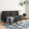 Abinger 3 Seater L-Shape Linen Fabric Sofa