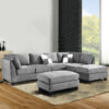 Altari 5 Seater L-Shape Velvet Sofa