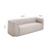 Bacall 2 Seater Polyester Sofa – Brown