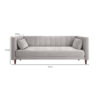 Como Channel 2 Seater Velvet Sofa