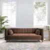 Como Channel 2 Seater Velvet Sofa
