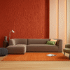 Harmony 3 Seater L-Shape Polyester Sofa