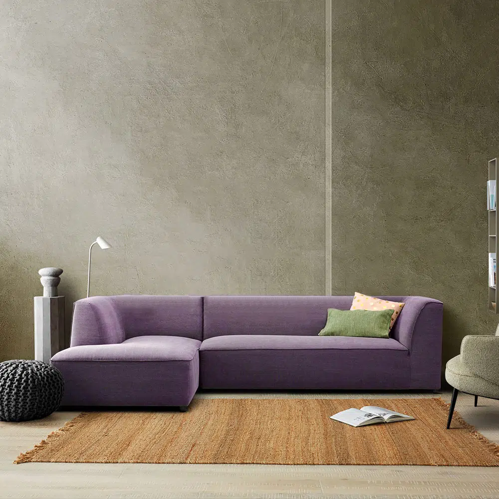 Harmony 3 Seater L-Shape Polyester Sofa