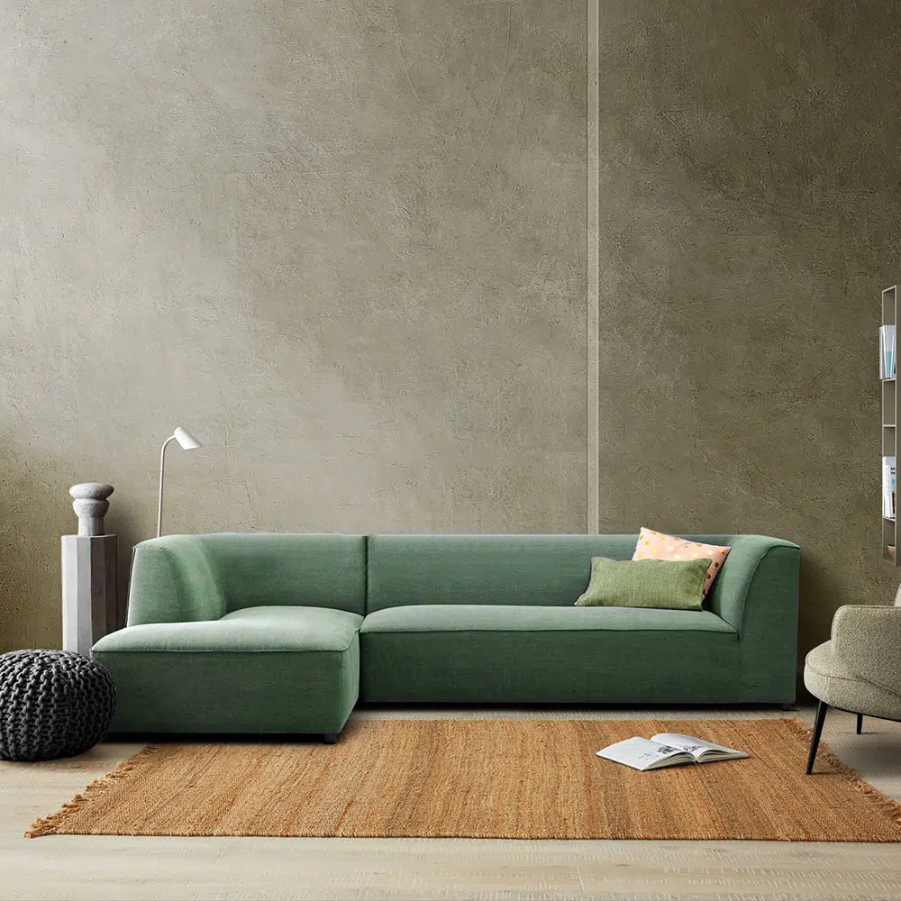 Harmony 3 Seater L-Shape Polyester Sofa