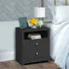 Knarrevik 2-Drawer Bedside Table