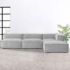 Marin 3 Seater L-Shape Velvet Sofa