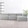 Marin 3 Seater L-Shape Velvet Sofa