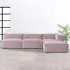 Marin 3 Seater L-Shape Velvet Sofa