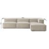 Marin 3 Seater L-Shape Velvet Sofa