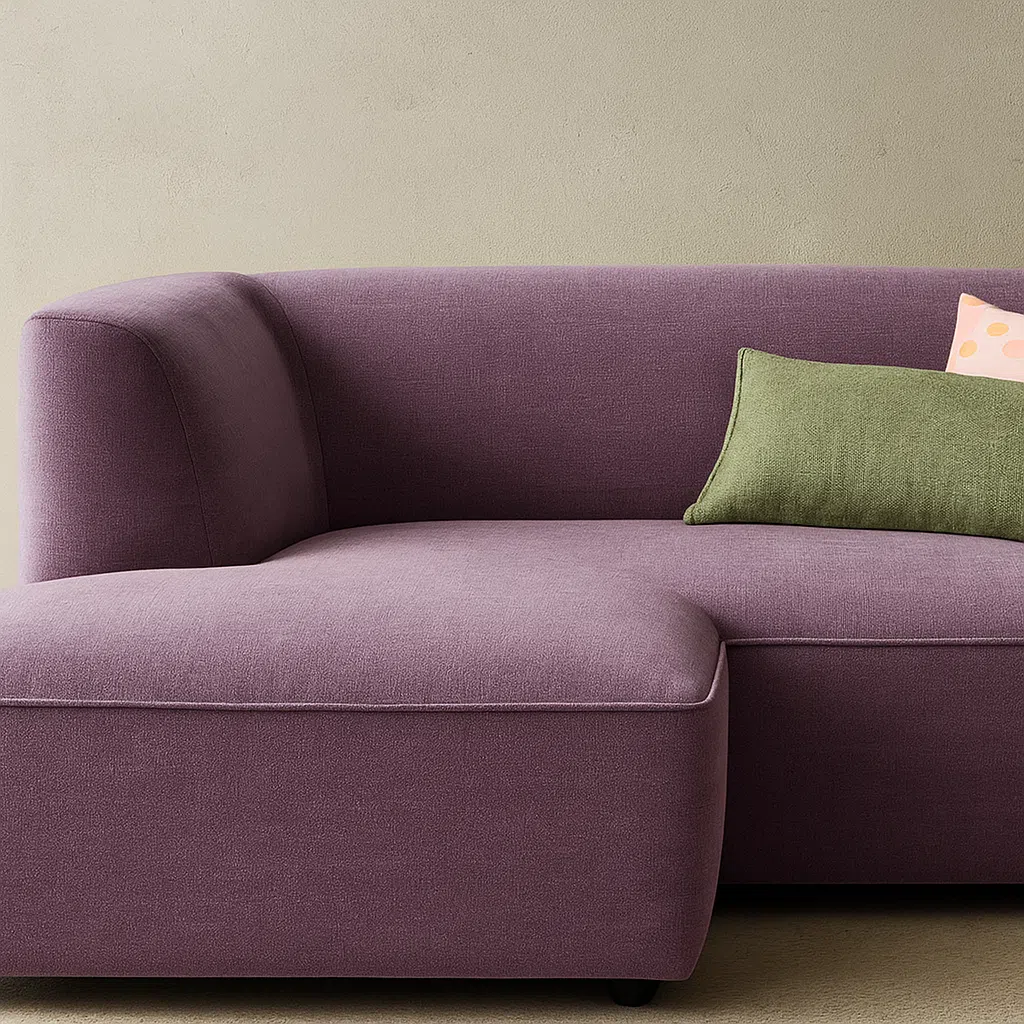 Harmony 3 Seater L-Shape Polyester Sofa