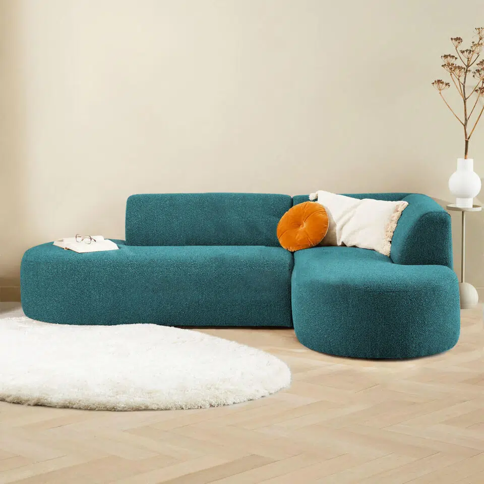 Parker 3 Seater L-Shape Fabric Sofa
