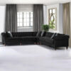 Parry 5 Seater L-Shape Velvet Sofa